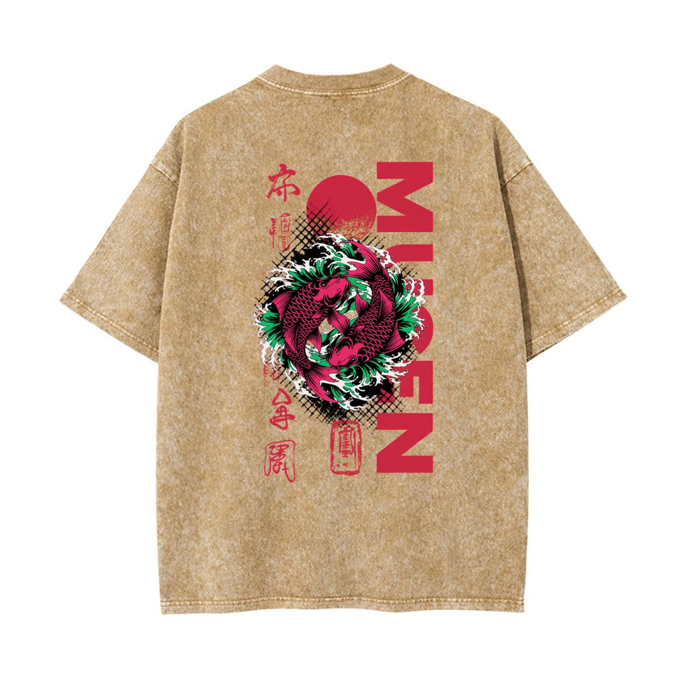 Koi Fish Heavyweight Washed - 100% Cotton