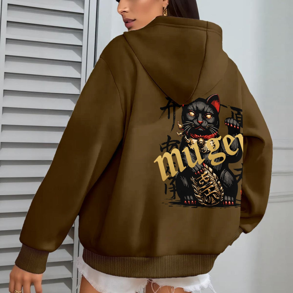 Women's Oversize Hoodie With Fleece