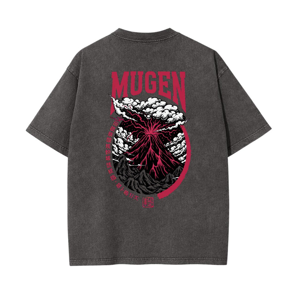 Volcano Heavyweight Washed T-shirt - 100% Cotton