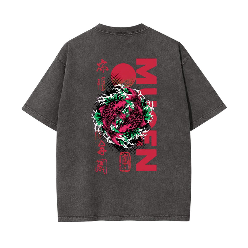 Koi Fish Heavyweight Washed - 100% Cotton