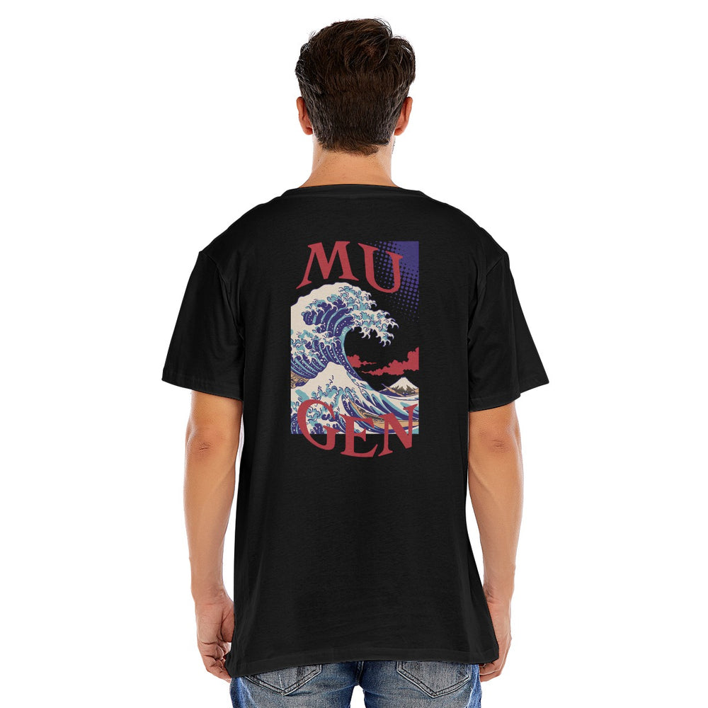 Great Wave Oversized Short Sleeve T-shirt - 100% Cotton
