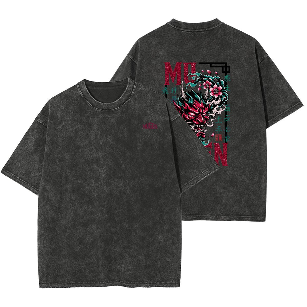 Oni Heavyweight Washed T-shirt - 100% Cotton