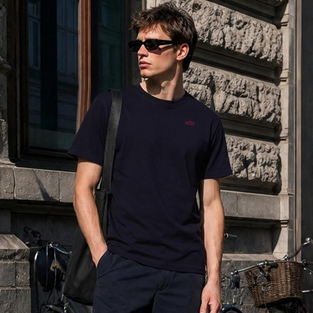 Fuji Men's Heavyweight Crew Neck T-Shirt -  100% Cotton