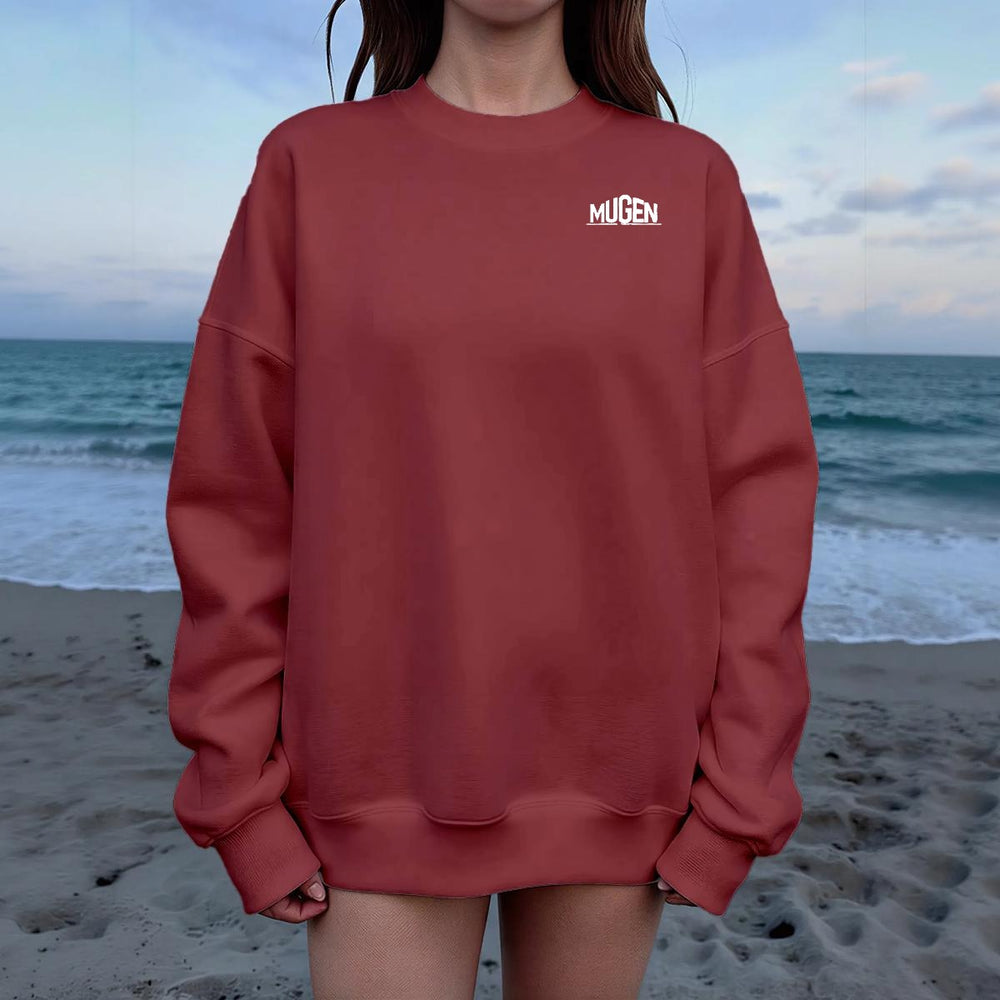 Women's Drop Shoulder Crew Neck Sweatshirt