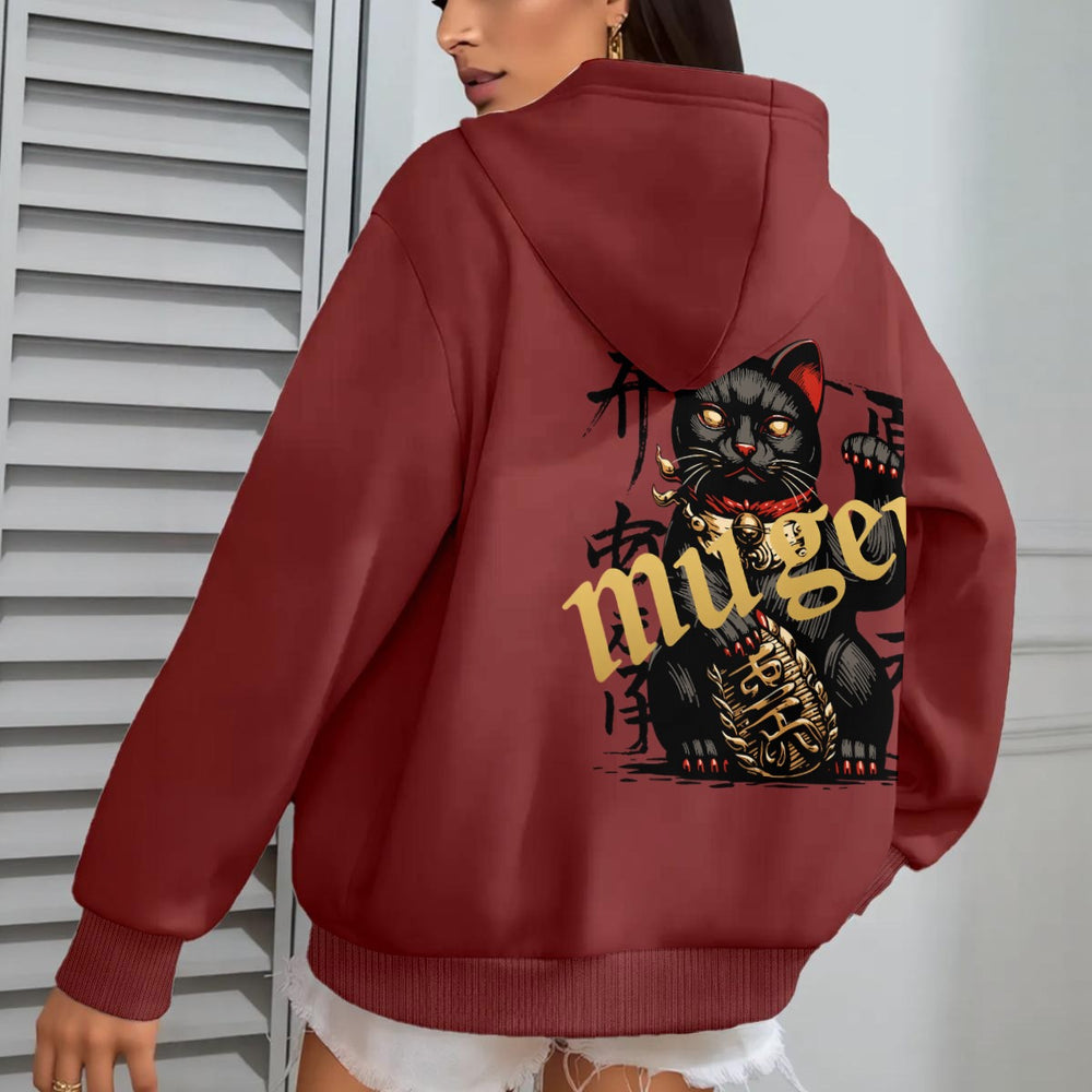 Women's Oversize Hoodie With Fleece