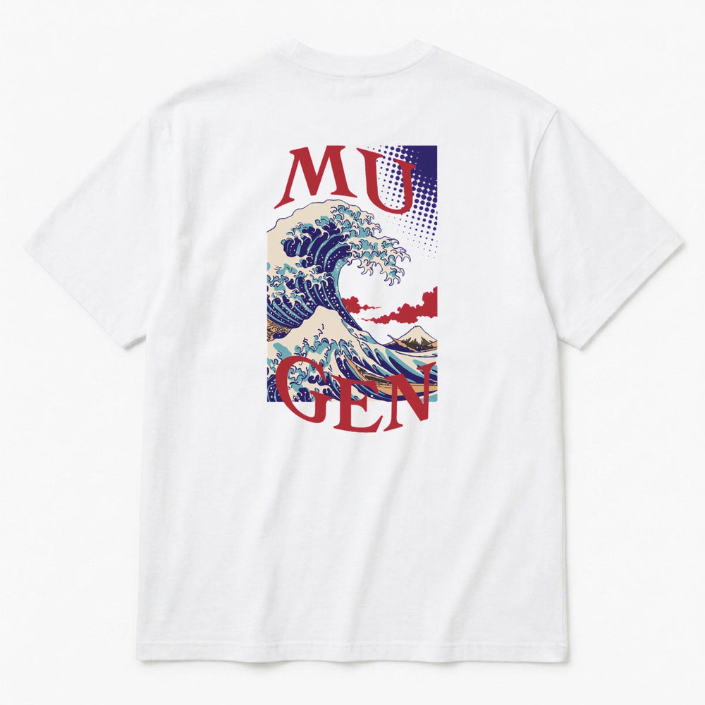 Great Wave Men's Heavyweight Crew Neck T-Shirt - 100% Cotton