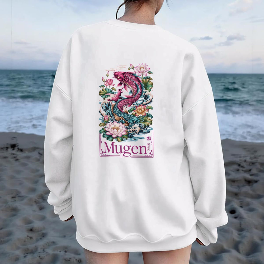 Women's Drop Shoulder Crew Neck Sweatshirt