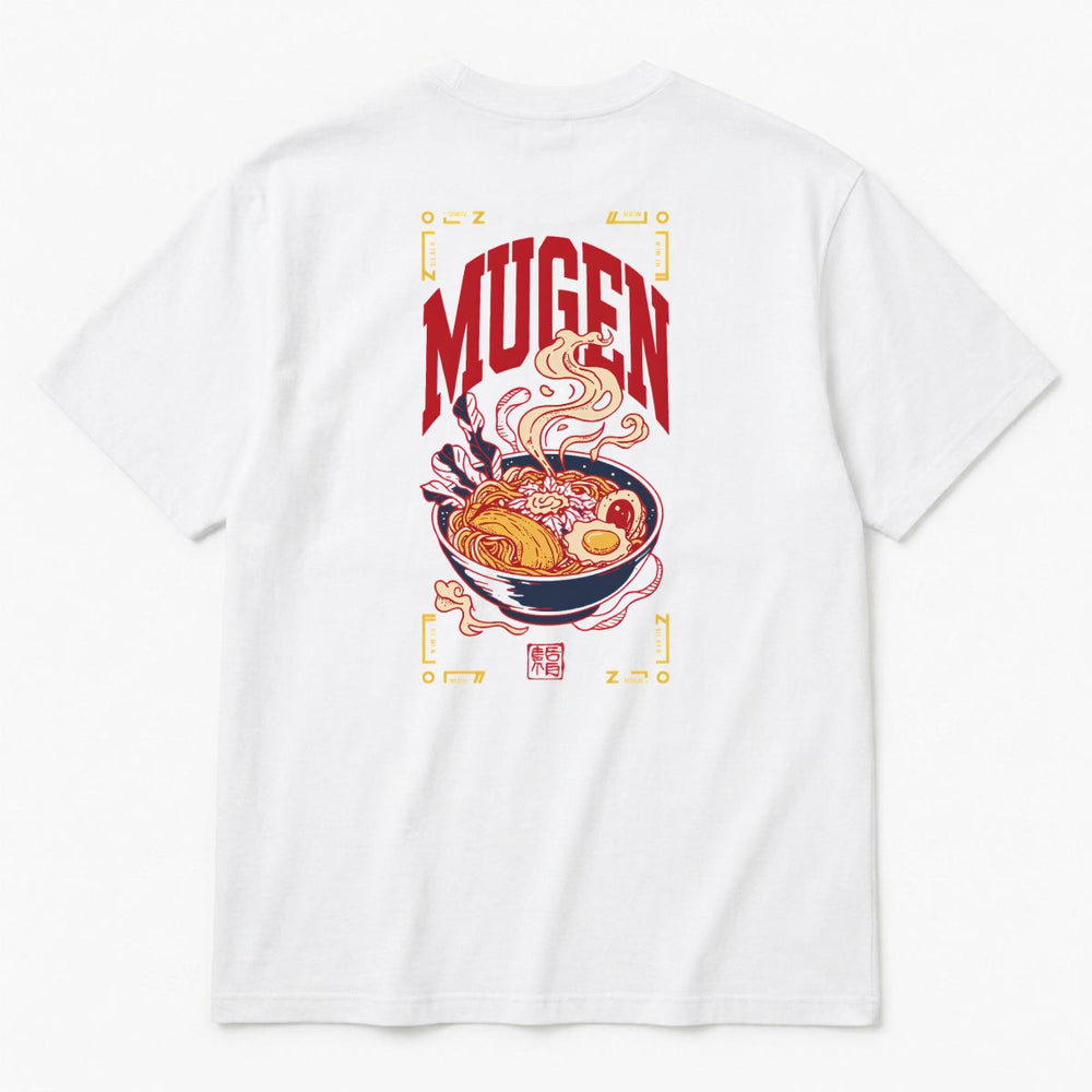 Ramen Men's Heavyweight Crew Neck T-Shirt - 100% Cotton