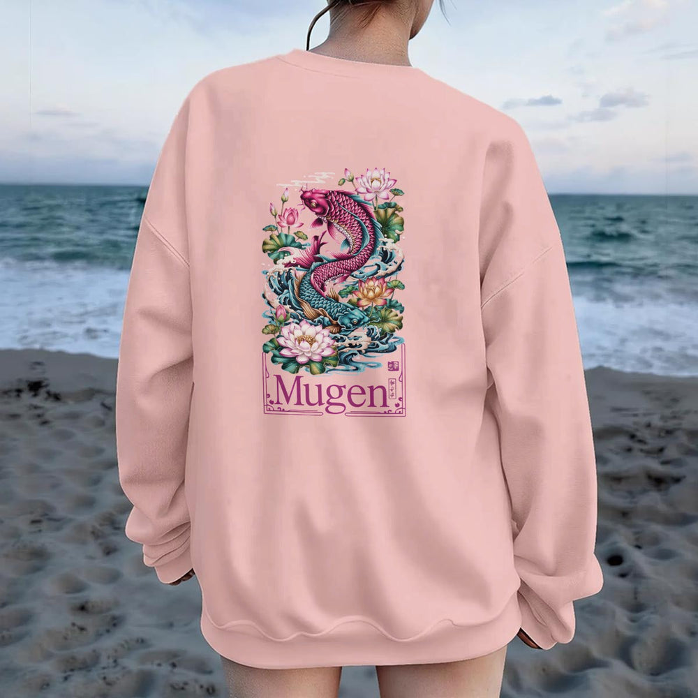 Women's Drop Shoulder Crew Neck Sweatshirt