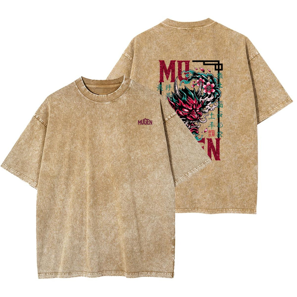 Oni Heavyweight Washed T-shirt - 100% Cotton