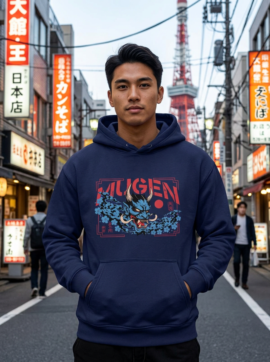 Oni Pullover Hoodie with Micro-Fleece Lining