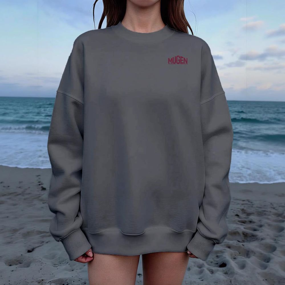 Women's Drop Shoulder Crew Neck Sweatshirt
