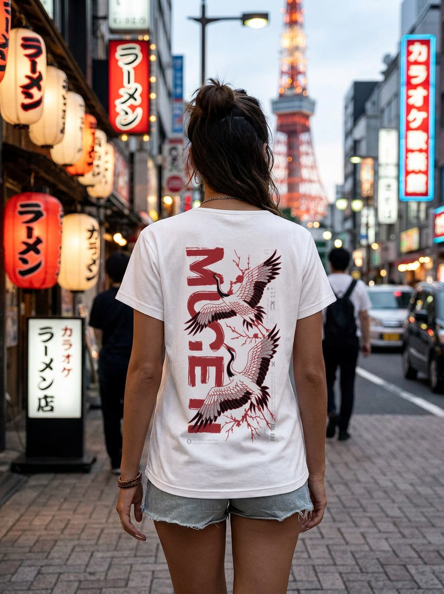 Cranes Women's V-neck T-Shirt