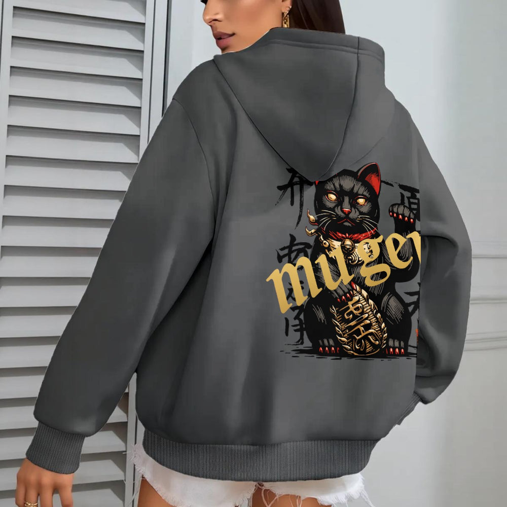 Women's Oversize Hoodie With Fleece