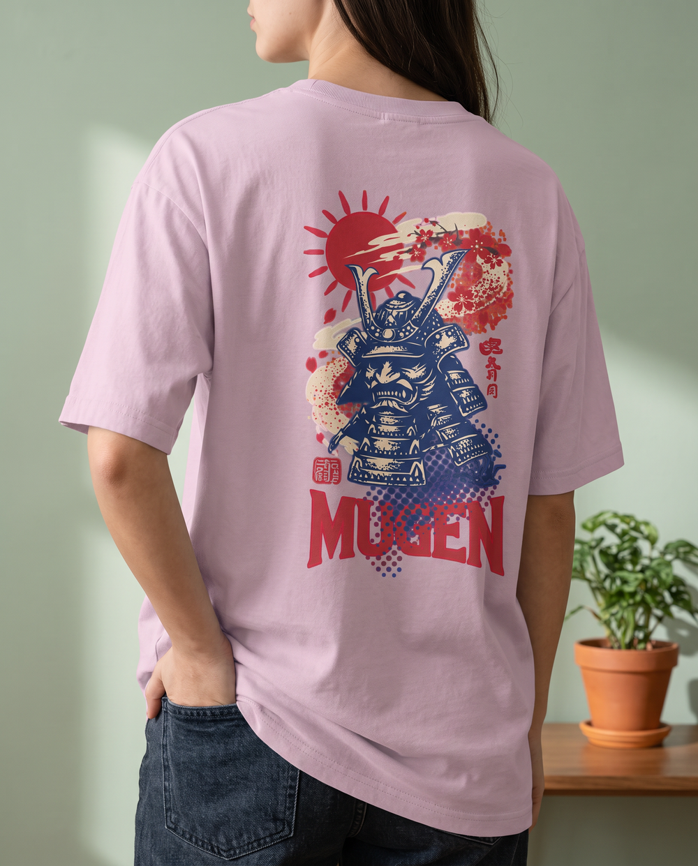 Heavyweight Unisex Crewneck T-shirt | Samurai