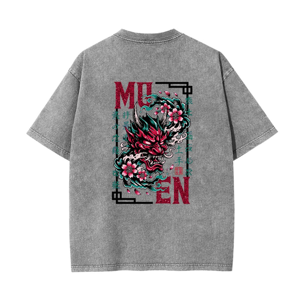 Oni Heavyweight Washed T-shirt - 100% Cotton