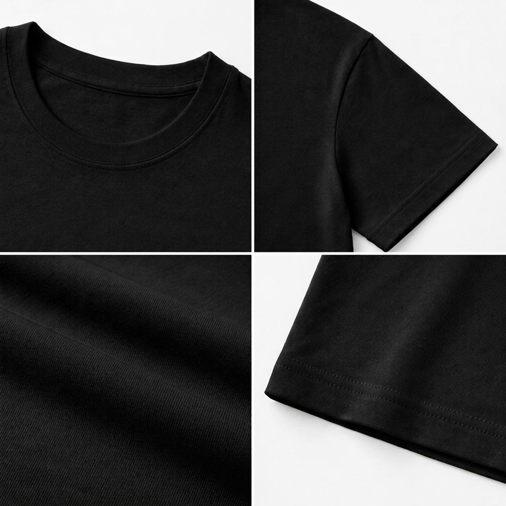 Kitsune Men's Heavyweight Crew Neck T-Shirt - 100%