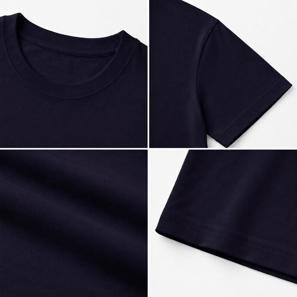 Fuji Men's Heavyweight Crew Neck T-Shirt -  100% Cotton
