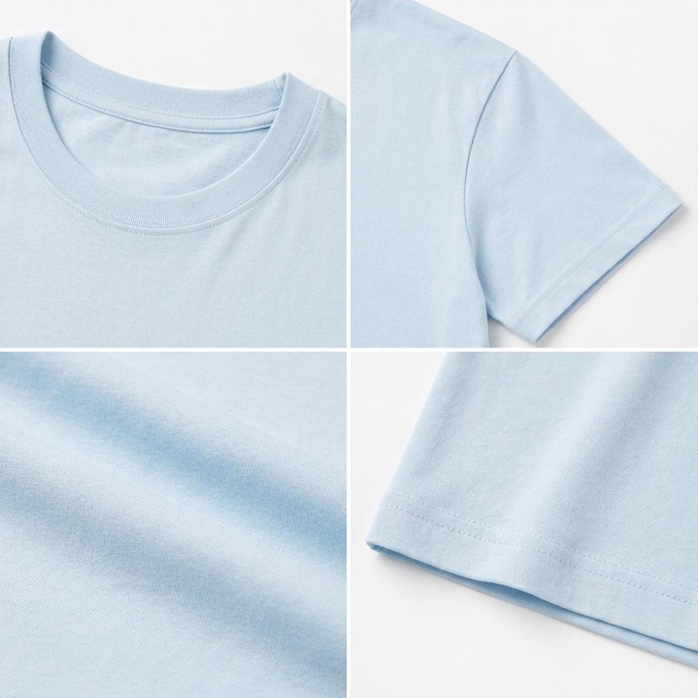 Fuji Men's Heavyweight Crew Neck T-Shirt -  100% Cotton