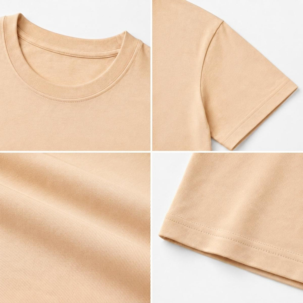 Kitsune Men's Heavyweight Crew Neck T-Shirt - 100%