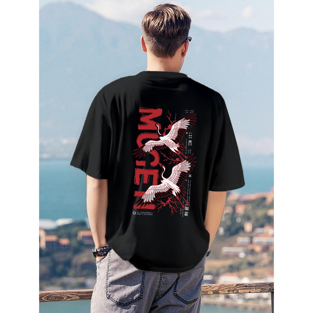 Crane Birds T-Shirt - 100% Cotton