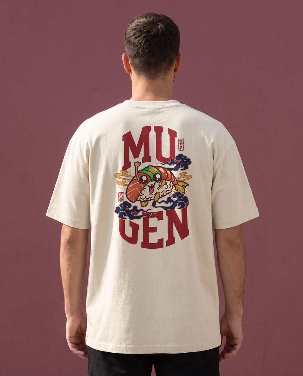 Heavyweight Unisex Crewneck T-shirt | Sushi v1