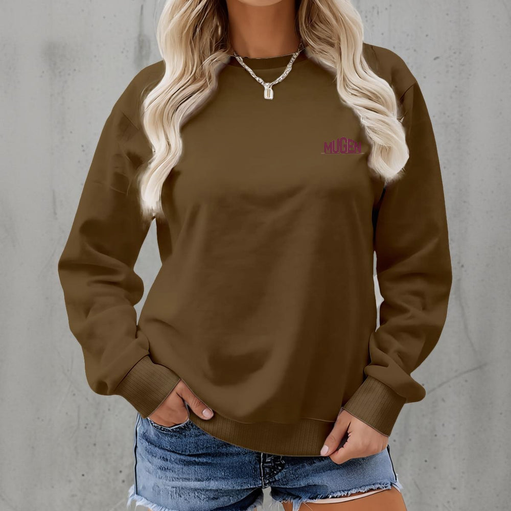 Women's Fleece Crew Neck Sweatshirt