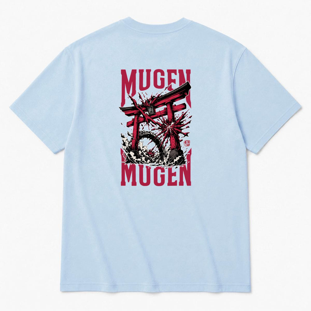 Tori Gate Men's Heavyweight Crew Neck T-Shirt - 100 Cottton