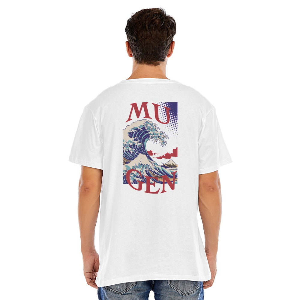 Great Wave Oversized Short Sleeve T-shirt - 100% Cotton