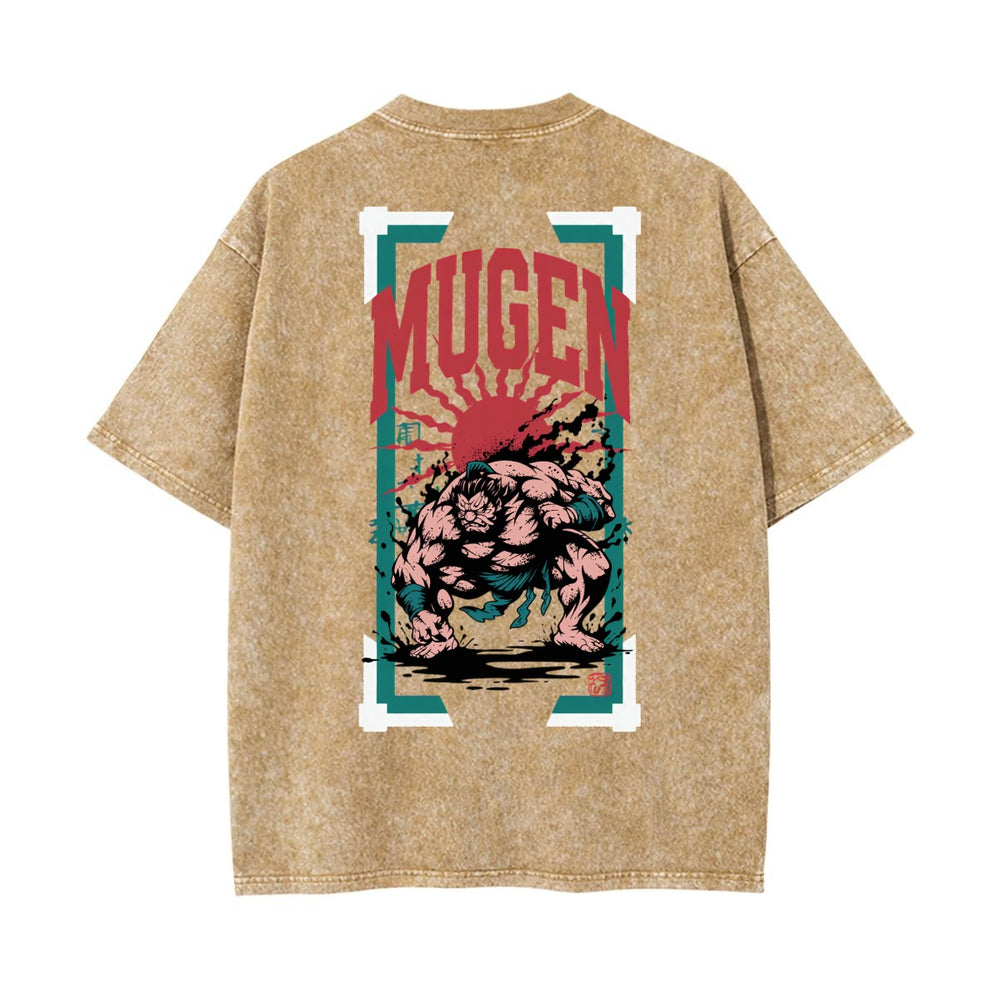Sumo Heavyweight Washed T-shirt - 100% Cotton