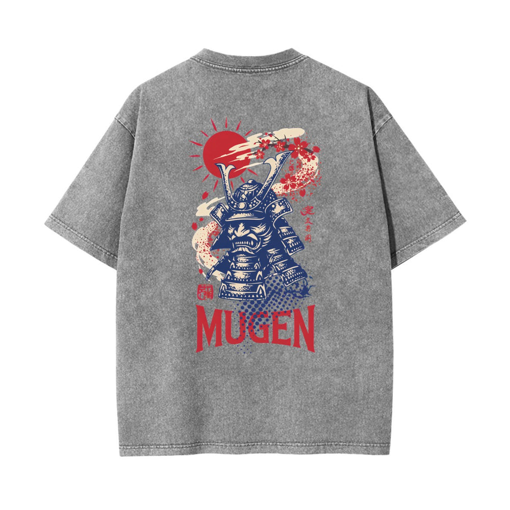 Samurai Heavyweight Washed T-shirt - 100% Cotton
