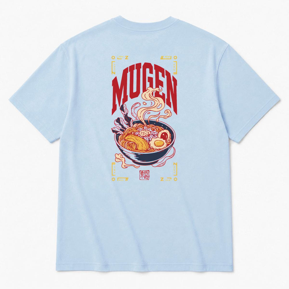 Ramen Men's Heavyweight Crew Neck T-Shirt - 100% Cotton