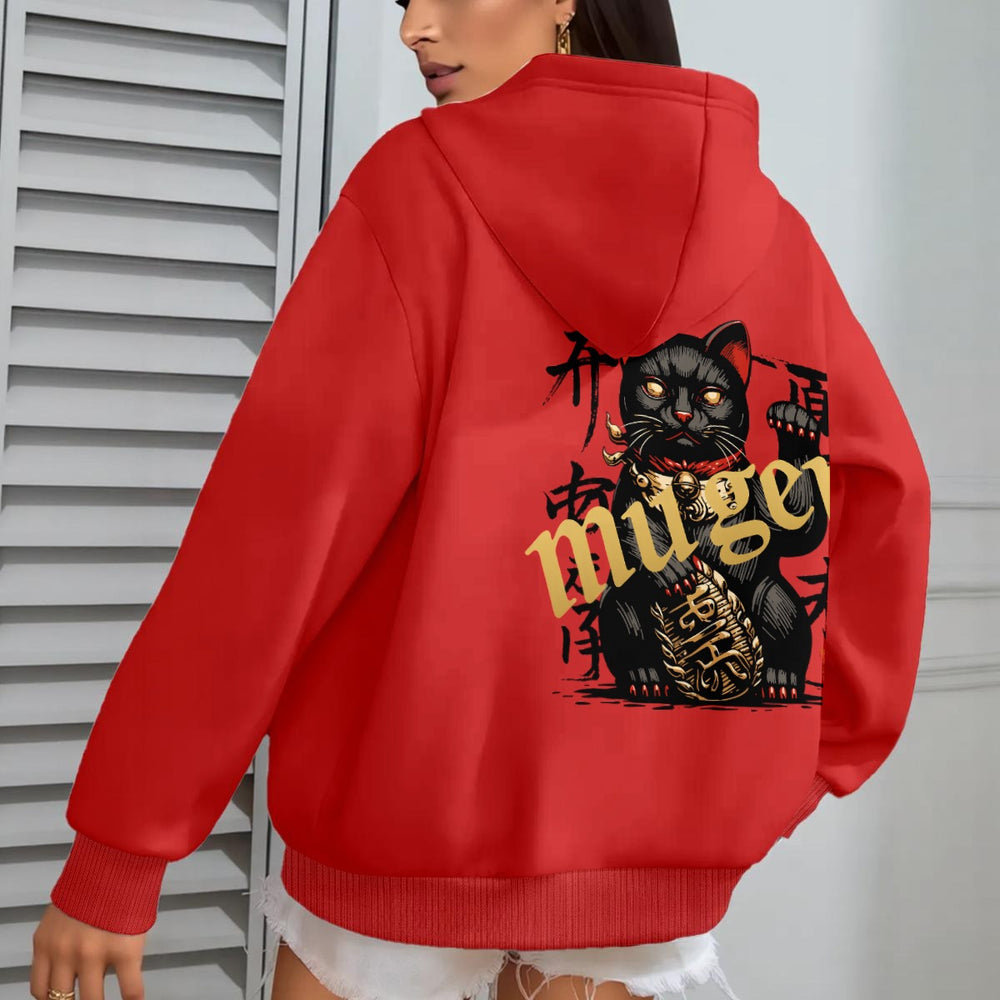 Women's Oversize Hoodie With Fleece
