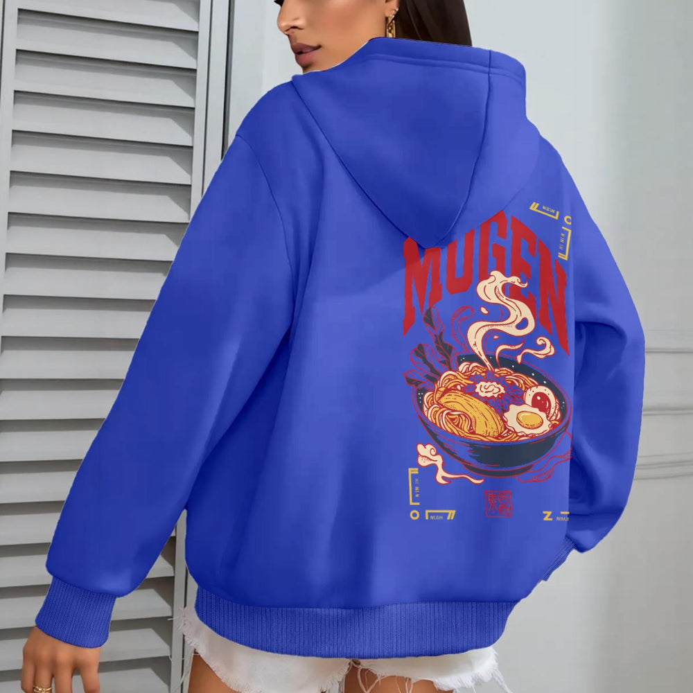 Ramen Women's Oversize Hoodie With Fleece