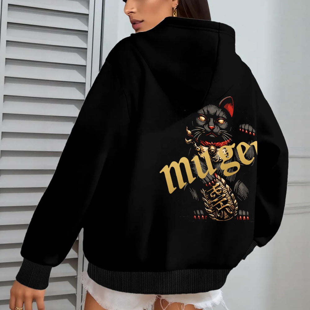 Women's Oversize Hoodie With Fleece