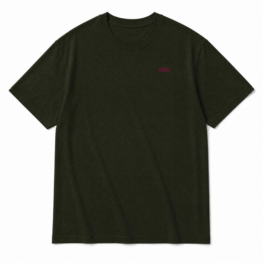 Japanese Garden Men's Heavyweight Crew Neck T-Shirt - 100% Cotton