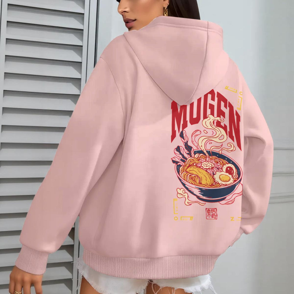 Ramen Women's Oversize Hoodie With Fleece
