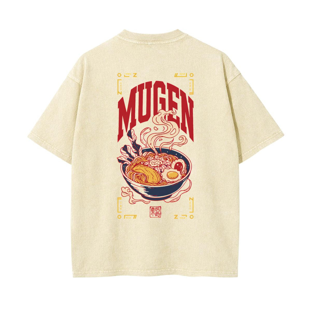 Ramen Bowl Heavyweight Washed T-shirt - 100% Cotton