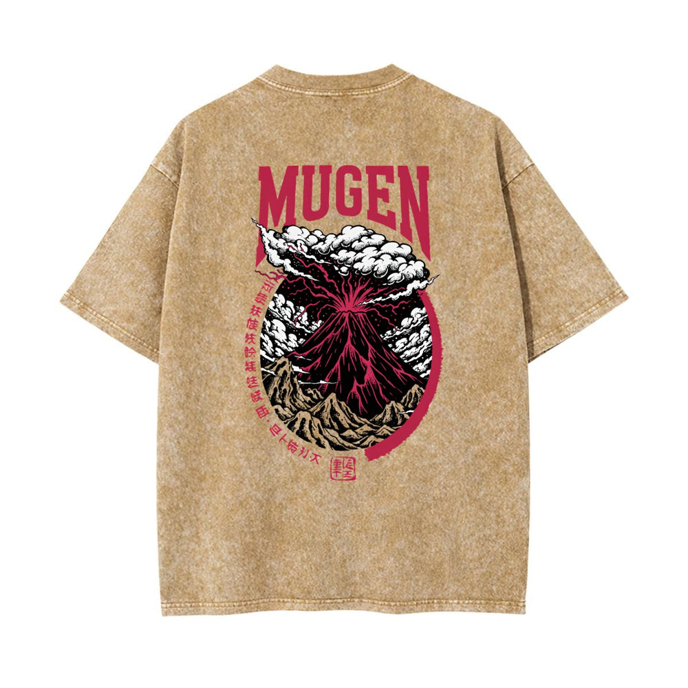 Volcano Heavyweight Washed T-shirt - 100% Cotton