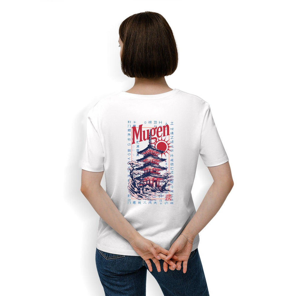 Japanese Pagoda Women's Essential Crew Neck T-Shirt