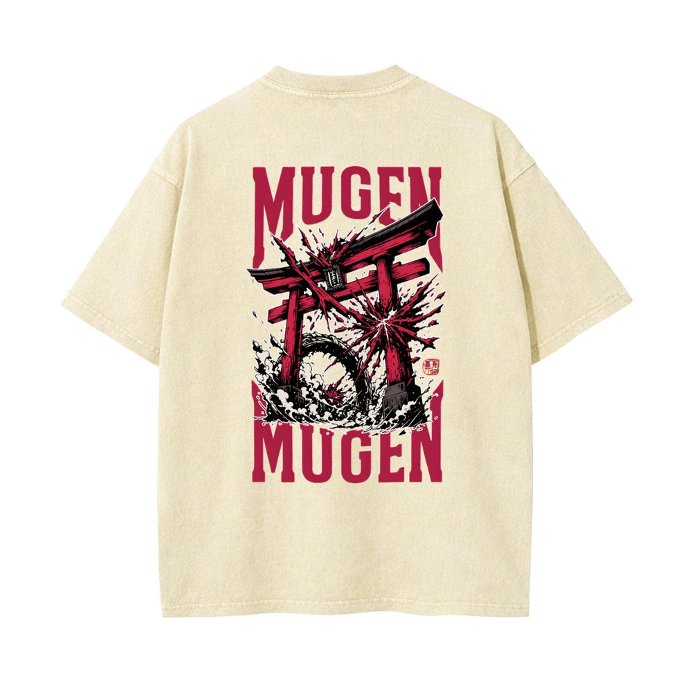 Torii Gate Heavyweight Washed T-shirt - 100% Cotton