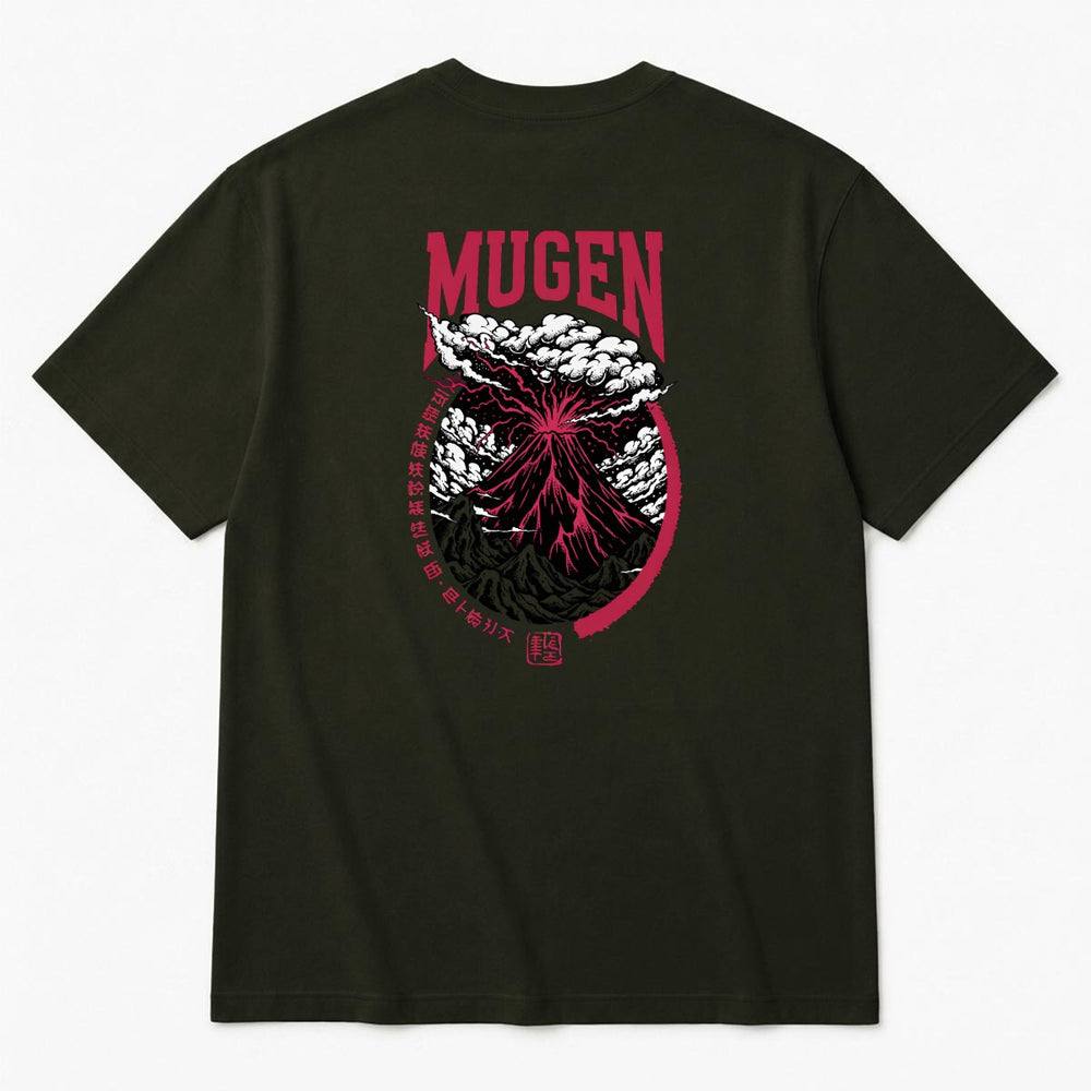 Fuji Men's Heavyweight Crew Neck T-Shirt -  100% Cotton