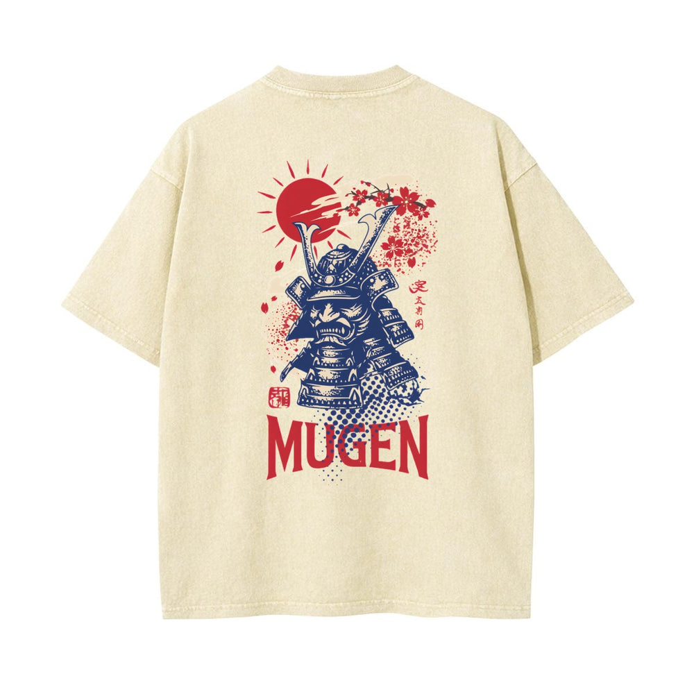 Samurai Heavyweight Washed T-shirt - 100% Cotton
