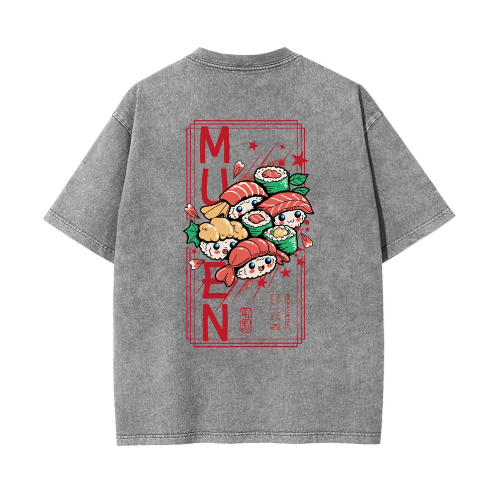 Sushi Heavyweight Washed T-shirt - 100% Cotton