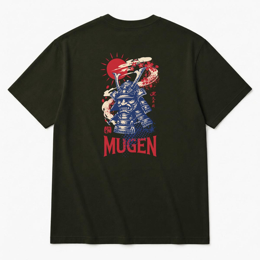 Samurai Men's Heavyweight Crew Neck T-Shirt - 100% Cotton