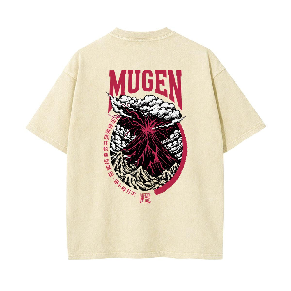 Volcano Heavyweight Washed T-shirt - 100% Cotton