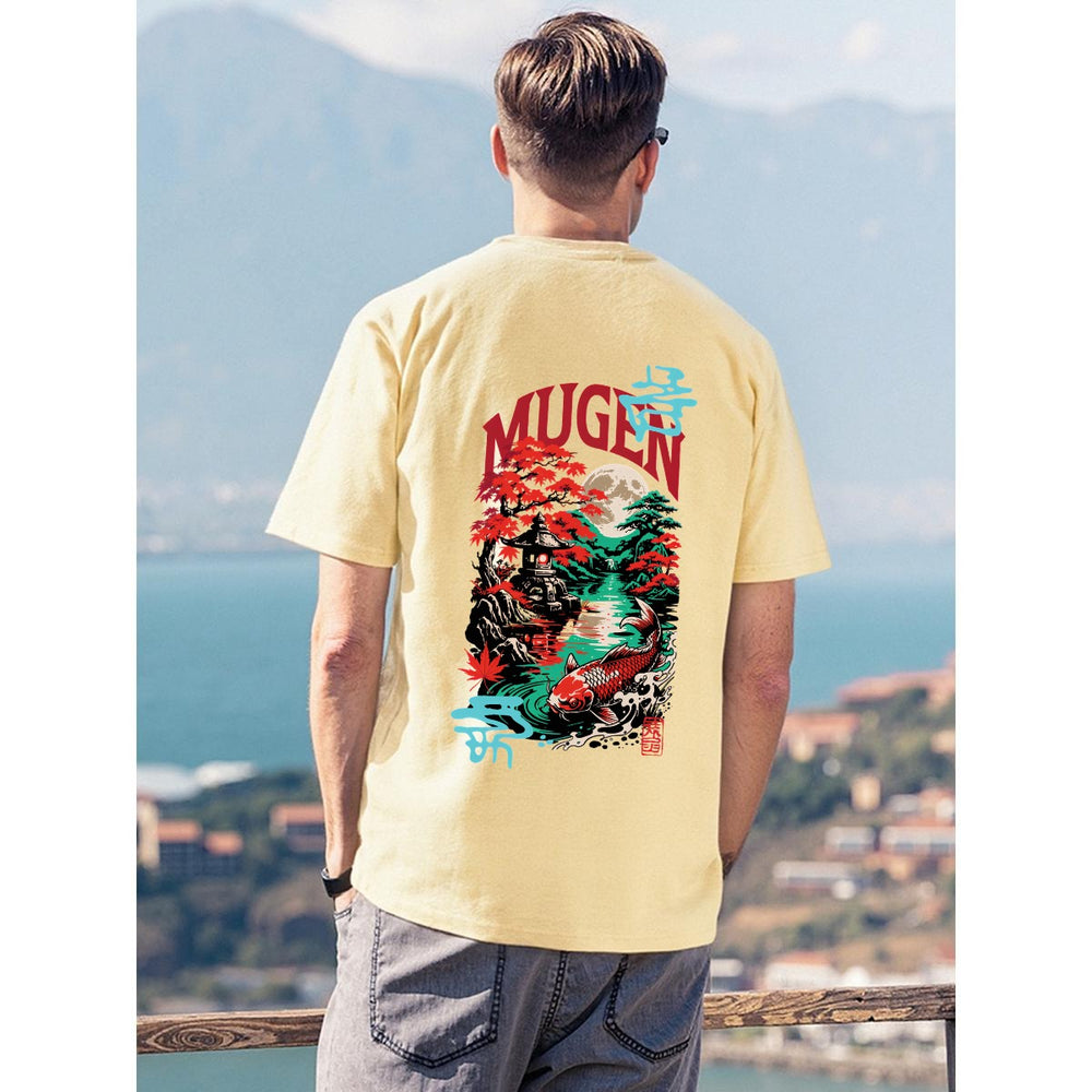 Koi Fish T-Shirt Printed - 100% Cotton
