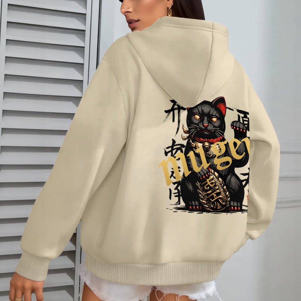 Women's Oversize Hoodie With Fleece