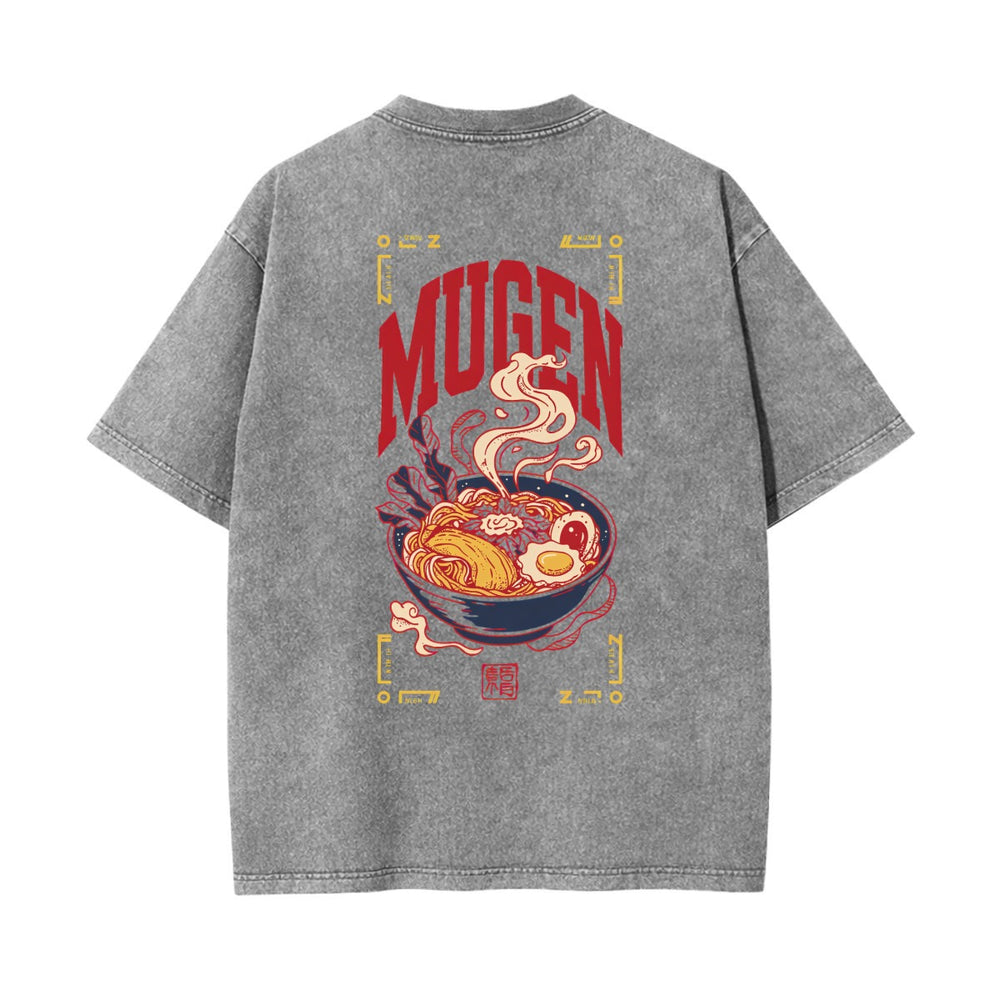 Ramen Bowl Heavyweight Washed T-shirt - 100% Cotton
