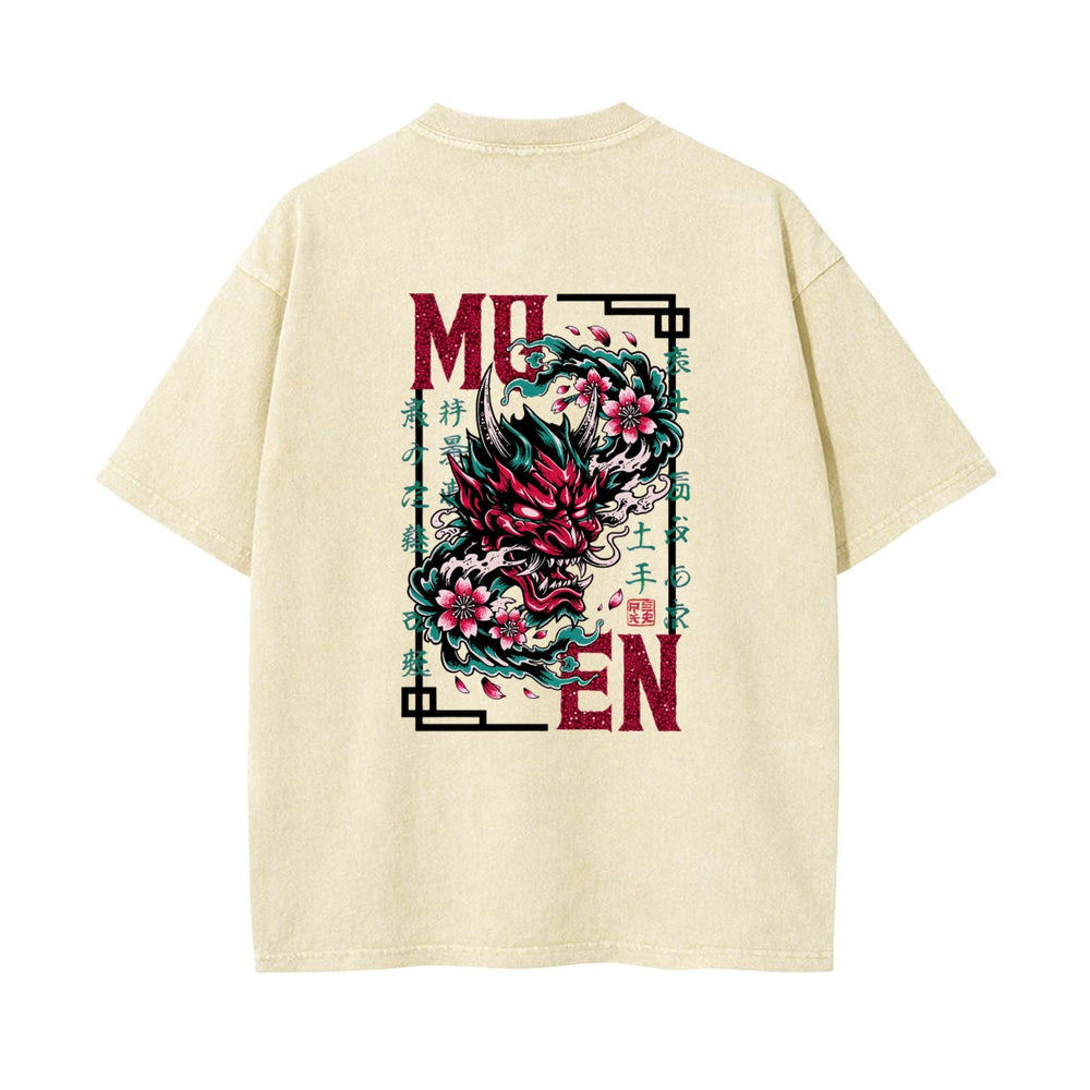 Oni Heavyweight Washed T-shirt - 100% Cotton